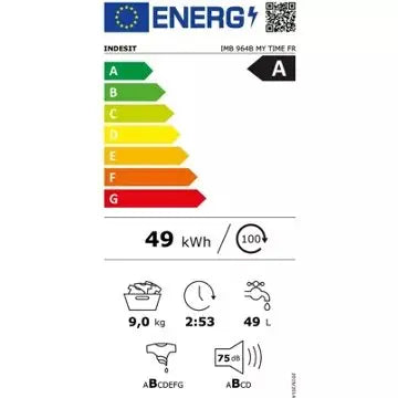 Lave linge hublot INDESIT IMB964BMYTIMEFR