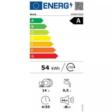 Lave vaisselle 60 cm BOSCH SMS6TCI02E Serenity Serie 6 Zeolith