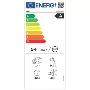 Lave vaisselle encastrable ASKO DSD544K/1