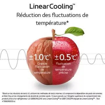 Réfrigérateur combiné LG GBB72SWVDN