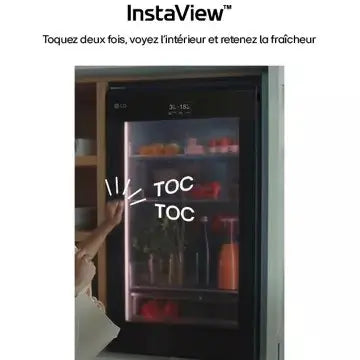 Réfrigérateur combiné LG GBG7190CEV InstaView