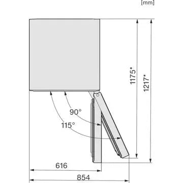 Réfrigérateur combiné MIELE KFN 4898 A D brws
