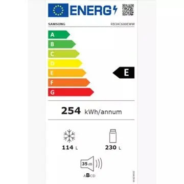 Réfrigérateur combiné SAMSUNG RB34C600EWW