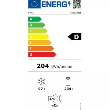 Réfrigérateur combiné SMEG FAB32RBE5