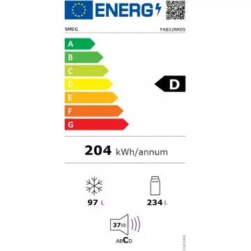 Réfrigérateur combiné SMEG FAB32RRD5