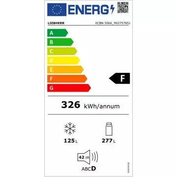 Réfrigérateur combiné encastrable LIEBHERR ECBN5066-23 BioFresh