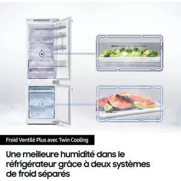Réfrigérateur combiné encastrable SAMSUNG BRB30603EWW 194cm