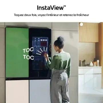 Réfrigérateur multi portes LG GMV960NNME MoodUP