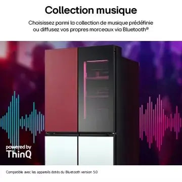 Réfrigérateur multi portes LG GMV960NNME MoodUP
