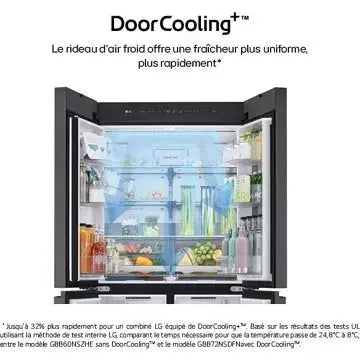 Réfrigérateur multi portes LG GMV960NNME MoodUP