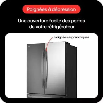 Réfrigérateur multi portes LG GMW765STGJ