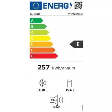 Réfrigérateur 2 portes	SAMSUNG 	RT47CG6726S9
