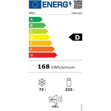 Réfrigérateur 2 portes	SMEG	FAB30LPK5
