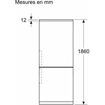 Réfrigérateur combiné	BOSCH	KGN36MICF