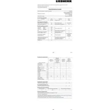 Réfrigérateur combiné	LIEBHERR	CNd5704-22
