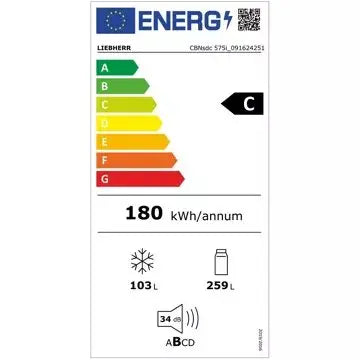 Réfrigérateur combiné	LIEBHERRCBNsdc575i-22 BioFresh