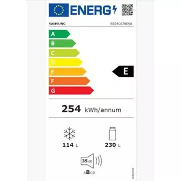 Réfrigérateur combiné	SAMSUNG 	RB34C670ESA