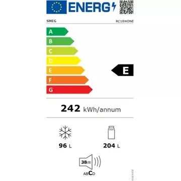 Réfrigérateur combiné	SMEG RC18WDNE