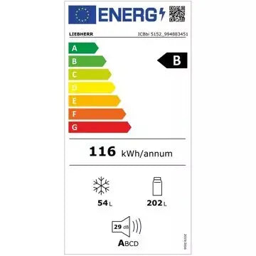 Réfrigérateur combiné encastrable 							LIEBHERR				ICBbi5152-22 Prime BioFresh