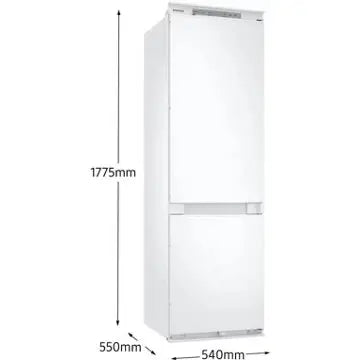 Réfrigérateur combiné encastrable SAMSUNG 	BRB26705EWW Metal Cooling
